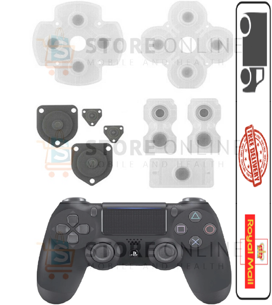 PlayStation 4 PS4 Dual shock Controller Rubber Conductive Button Pads Silicone