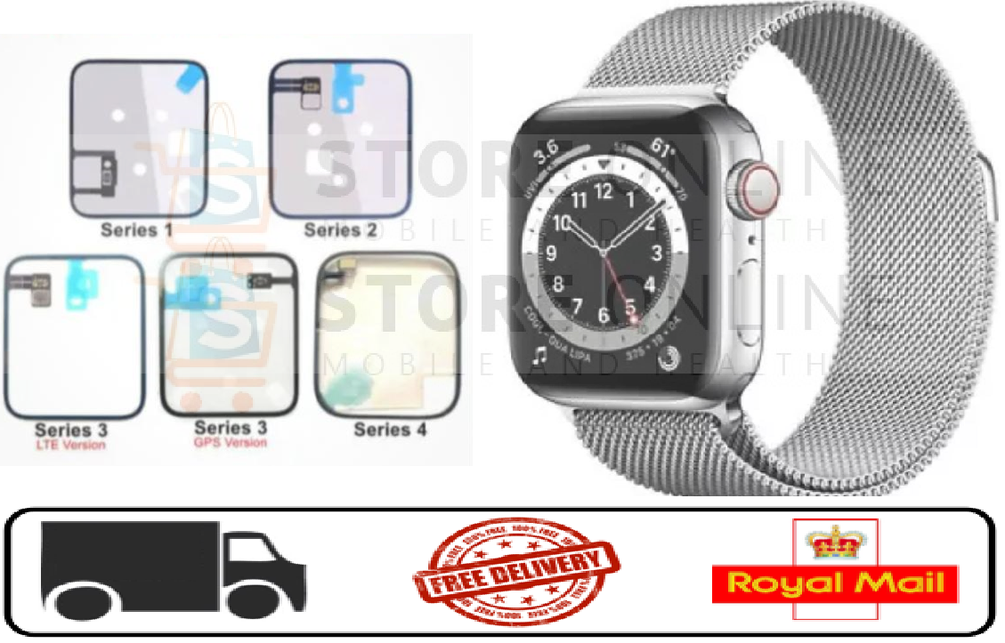 For Apple watch iWatch 38-44mm 1/2/3/4/5 Touch Screen Force 3D Sensor Flex Cable